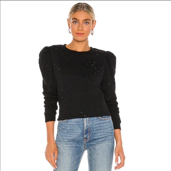 Generation love puff sleeve sweatshirt Clearance